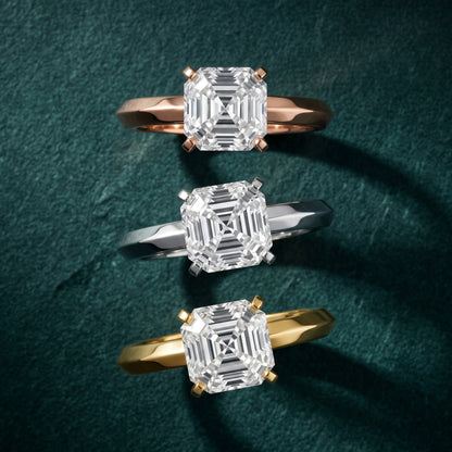 June Solitaire Knife Edge Asscher Diamond Engagement Ring in Platinum - 3rings.jpg