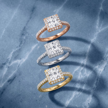 Alma Halo Pavé Princess Diamond Ring in Platinum - 3rings.jpg