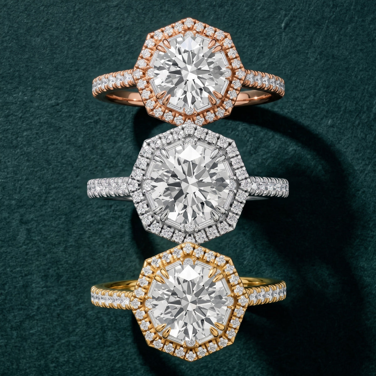 Janelle Double Halo Pavé Round Diamond Engagement Ring in White Gold - 3rings.jpg