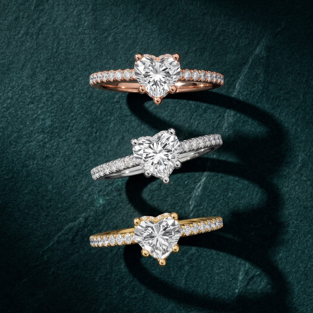 Orla Hidden Halo Pavé Heart Diamond Engagement Ring in Yellow Gold - 3rings.jpg