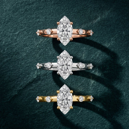 Elena Radiance Solitaire Marquise Diamond Engagement Ring in Silver - 3rings.jpg