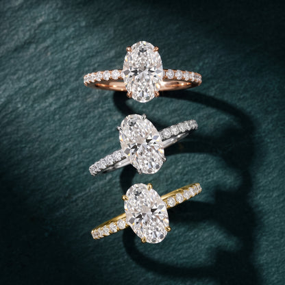 Juna French Pavé Solitaire Oval Diamond Engagement Ring in Rose Gold - 3rings.jpg