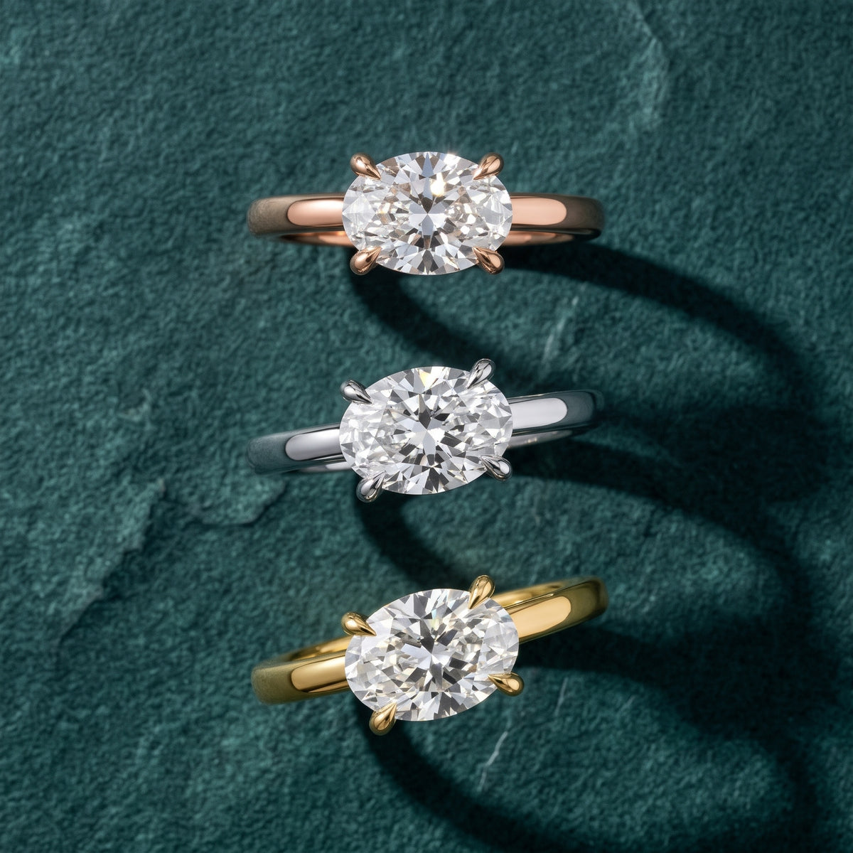 Solvang East-West Solitaire Oval Diamond Engagement Ring in Silver - 3rings.jpg