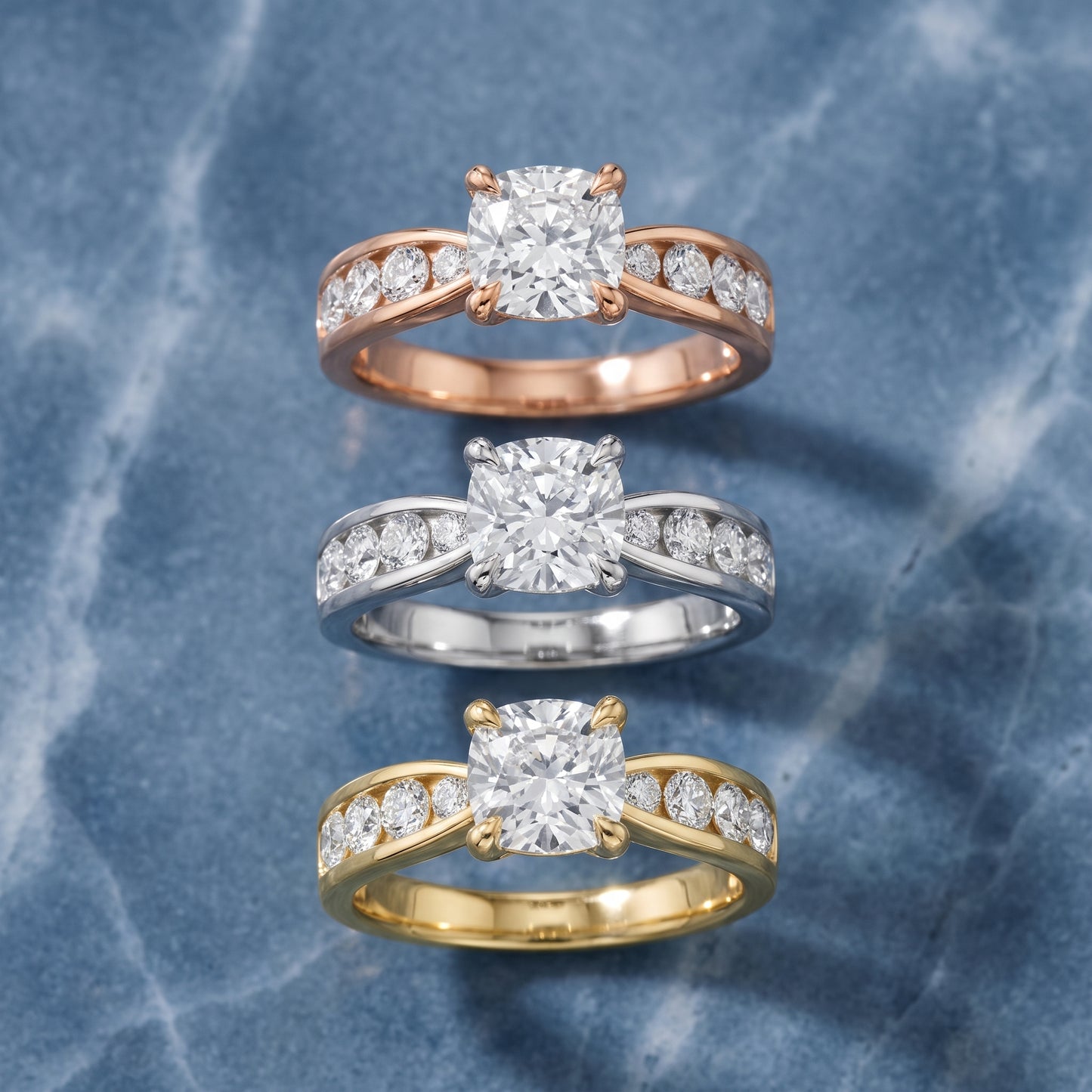 Noor Channel Set Sidestone Cushion Diamond Engagement Ring in White Gold - 3rings.jpg