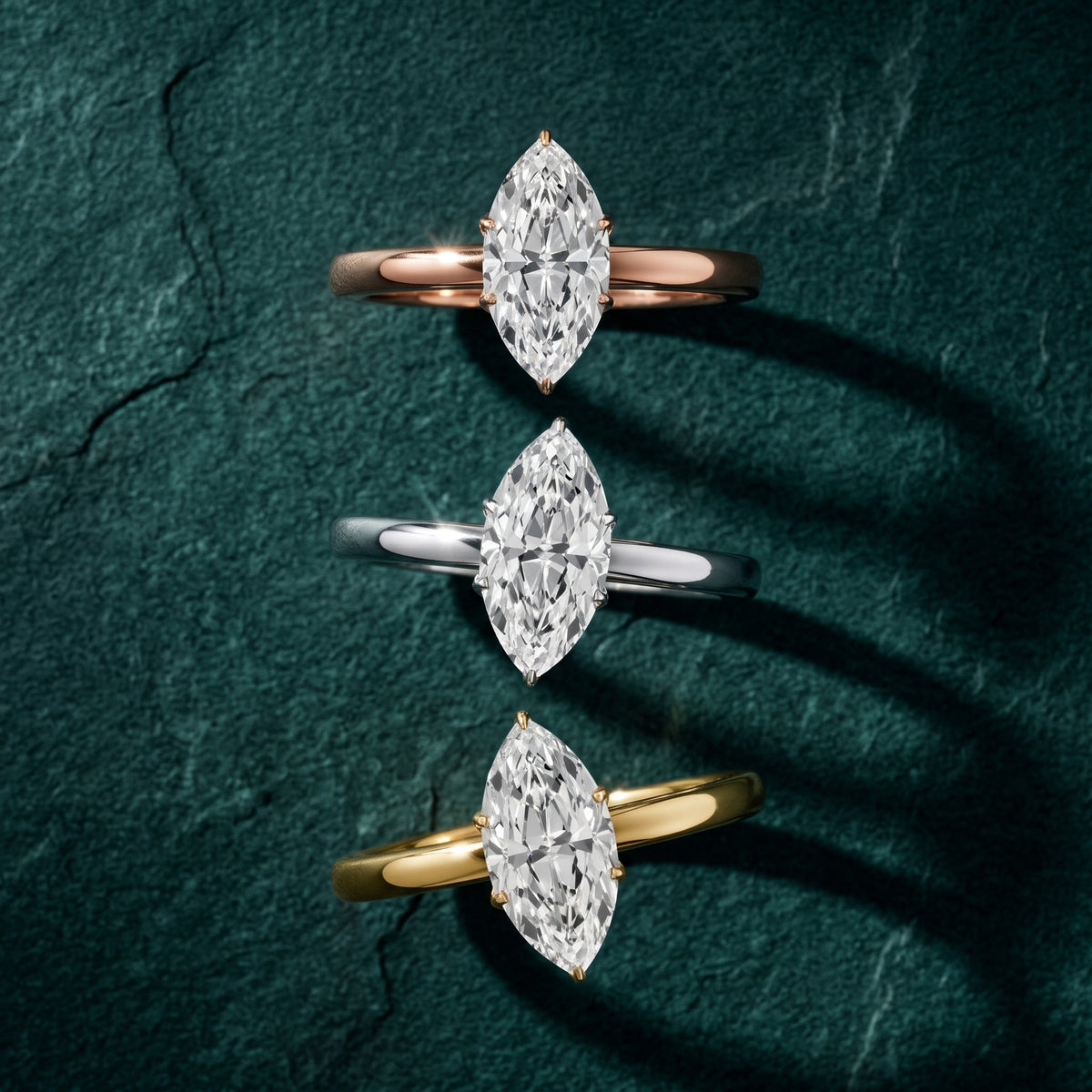 Serena Blossom Marquise Solitaire Ring in Silver - 3rings.jpg