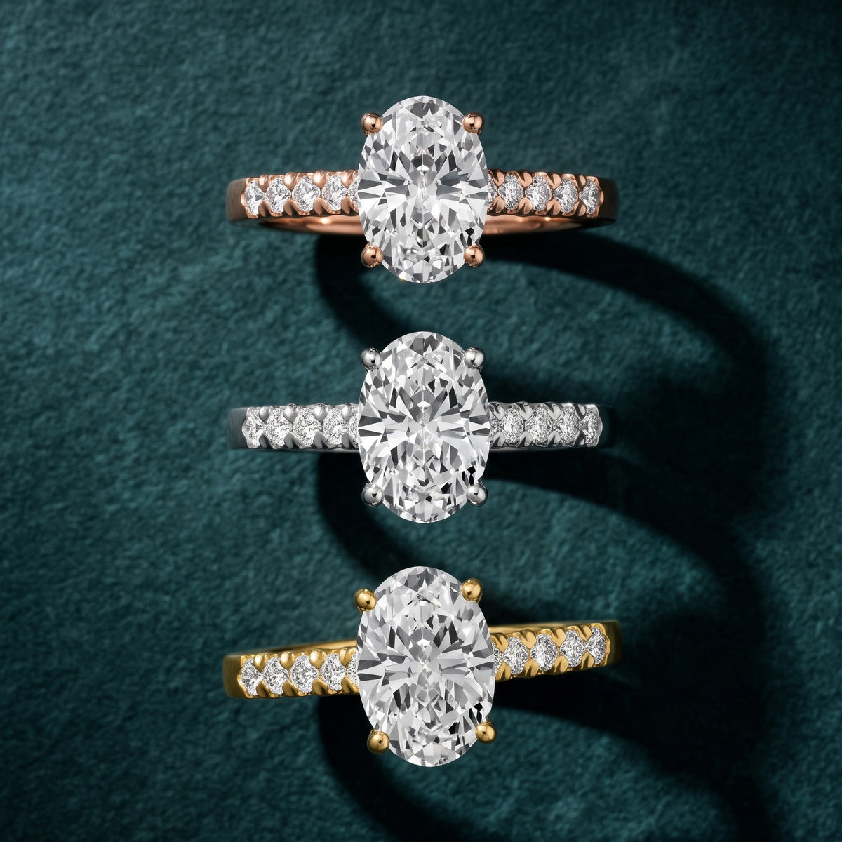 Jessie French Pavé Oval Diamond Engagement Ring in Yellow Gold - 3rings.jpg