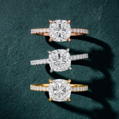 Beth Hidden Halo Pavé Cushion Diamond Engagement Ring in White Gold - 3rings.jpg