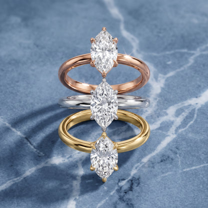 Lyla Petite Solitaire Marquise Diamond Engagement Ring in Rose Gold - 3rings.jpg