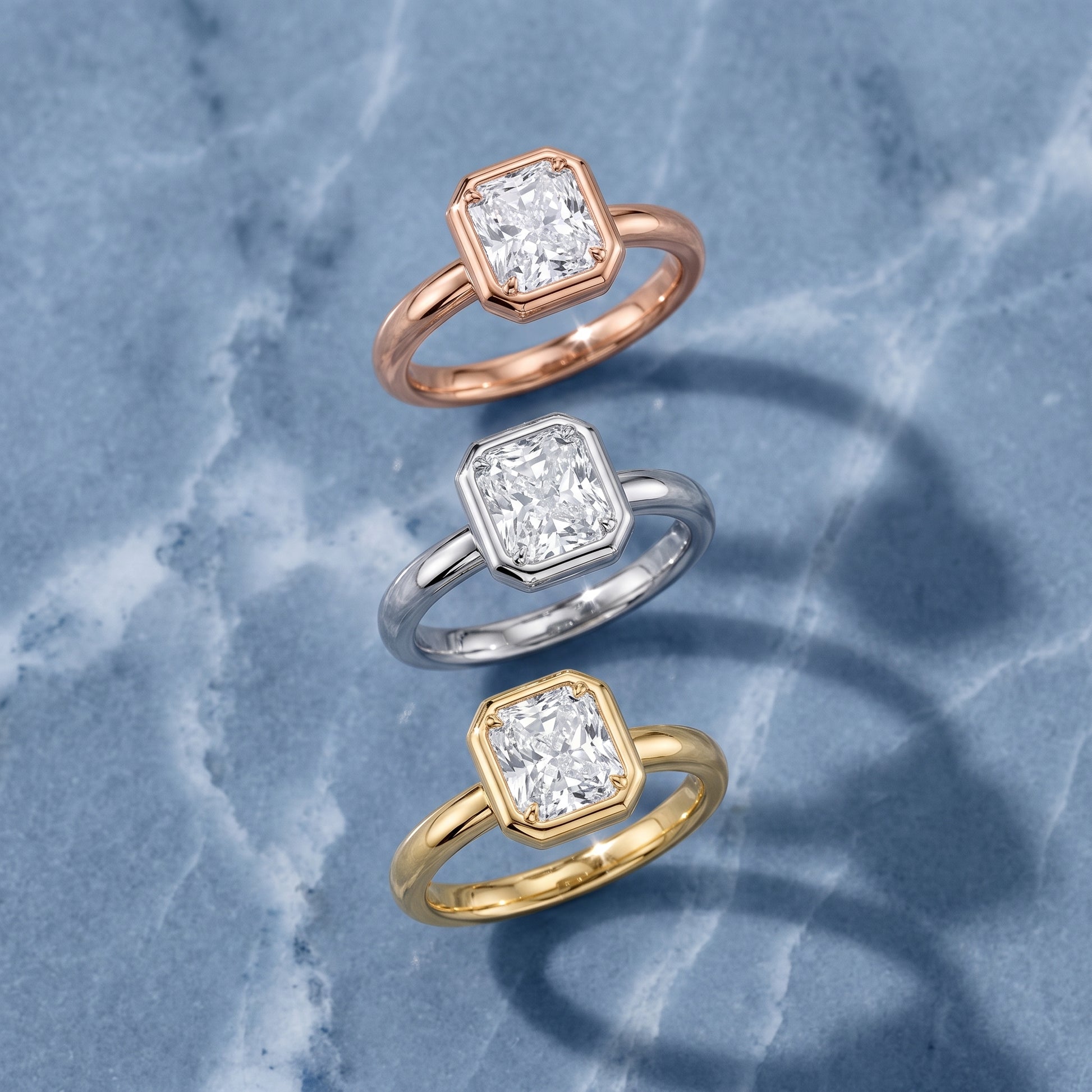 Alina Bezel Solitaire Radiant Diamond Ring in Platinum - 3rings.jpg