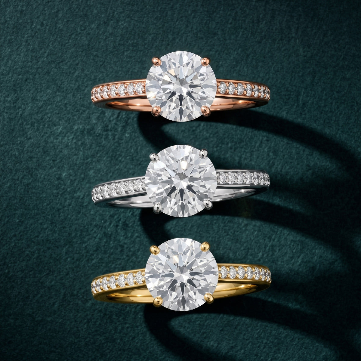 Nancy Trellis Pavé Round Diamond Engagement Ring in Silver - 3rings.jpg