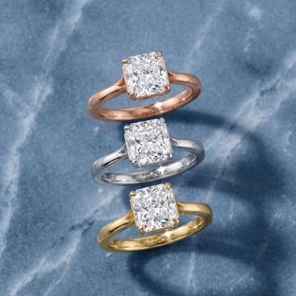 Anais Trellis Solitaire Radiant Diamond Engagement Ring in Rose Gold - 3rings.jpg