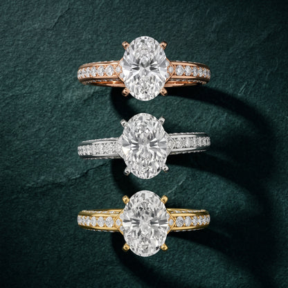 Anabelle Statement Pavé Oval Diamond Engagement Ring in Platinum - 3rings.jpg