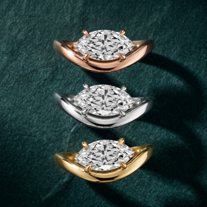 Katherine East-West Bypass Marquise Diamond Engagement Ring in Yellow Gold - 3rings.jpg