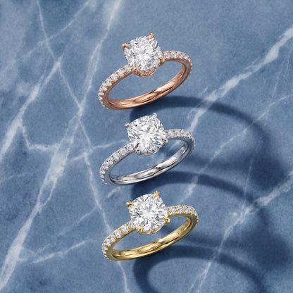 Thea Hidden Halo Pavé Cushion Diamond Engagement Ring in White Gold - 3rings.jpg