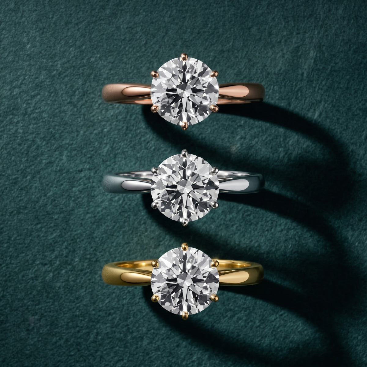 Skye Basket Solitaire Round Diamond Engagement Ring in White Gold - 3rings.jpg