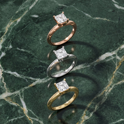 Amira Six-Prong Solitaire Princess Diamond Engagement Ring in Yellow Gold - 3rings.jpg