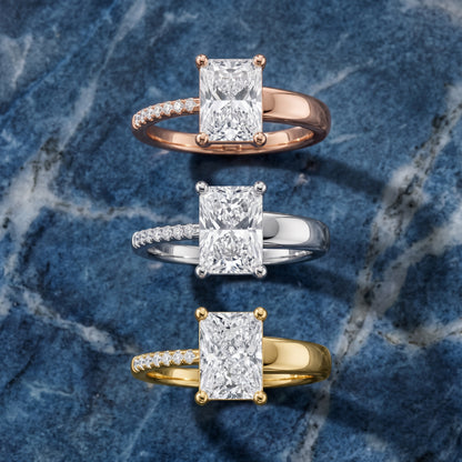 Rosie Solitaire Basket Radiant Diamond Engagement Ring in Yellow Gold - 3rings.jpg