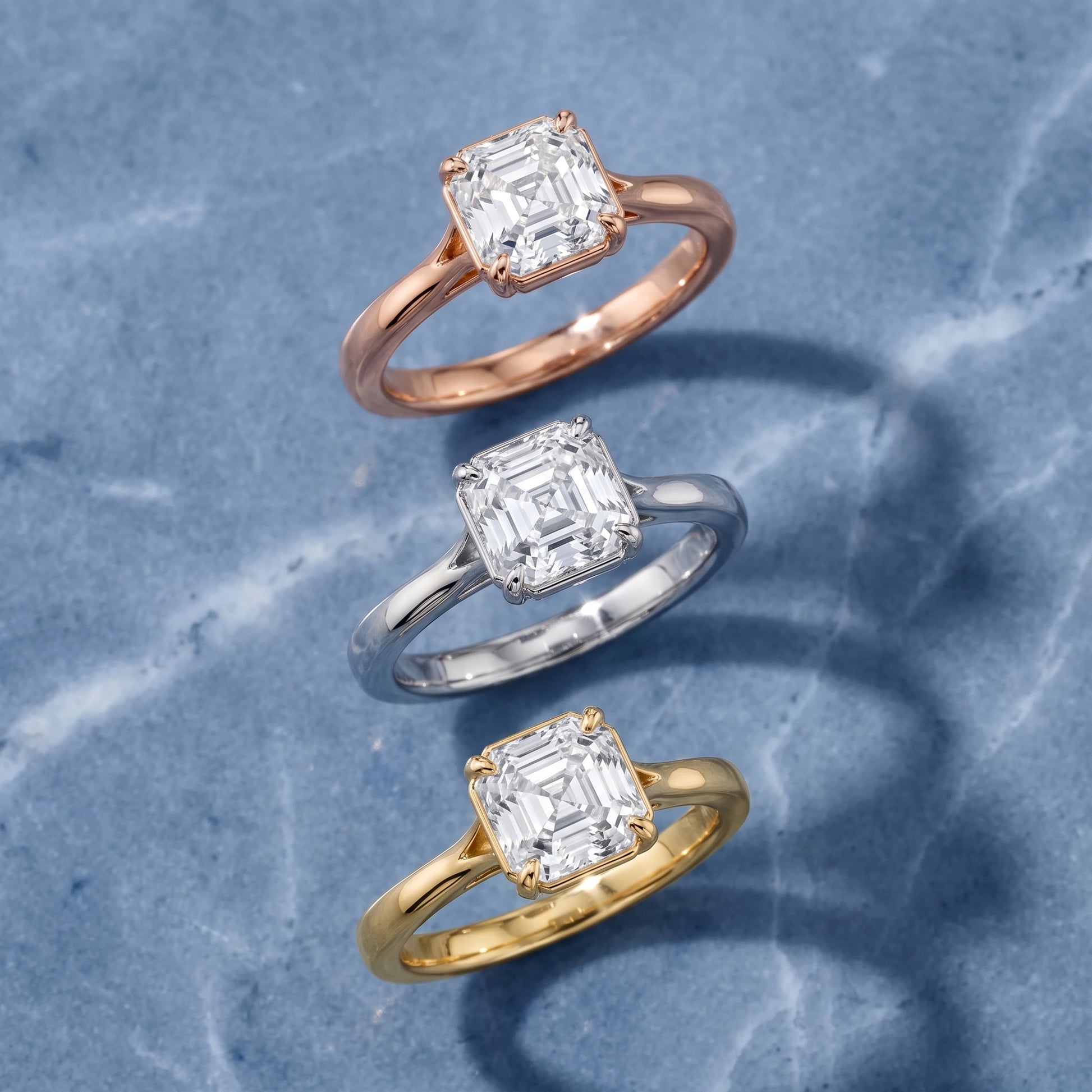 Anais Trellis Solitaire Asscher Diamond Engagement Ring in Silver - 3rings.jpg