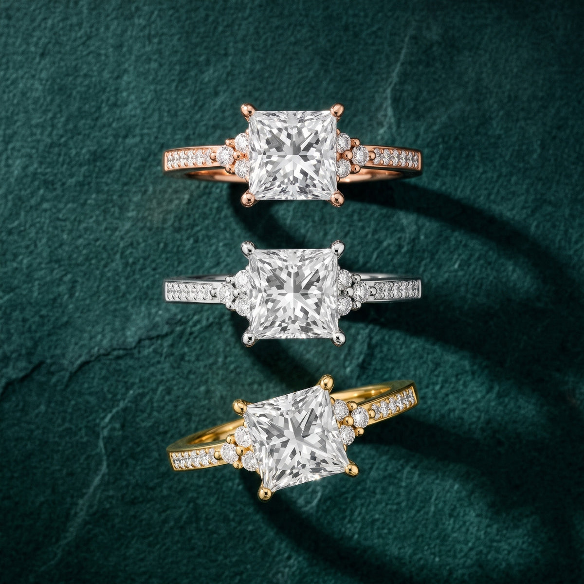Christa Marquise-Side Pavé Princess Diamond Engagement Ring in White Gold - 3rings.jpg