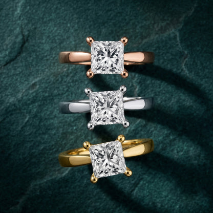 Sofia Cathedral Princess Diamond Engagement Ring in Rose Gold - 3rings.jpg
