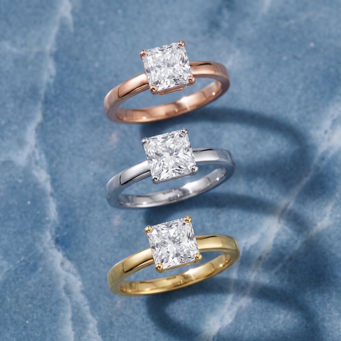 Delia Solitaire Radiant Diamond Engagement Ring in White Gold - 3rings.jpg