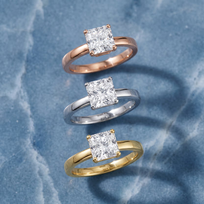 Delia Solitaire Radiant Diamond Engagement Ring in White Gold - 3rings.jpg