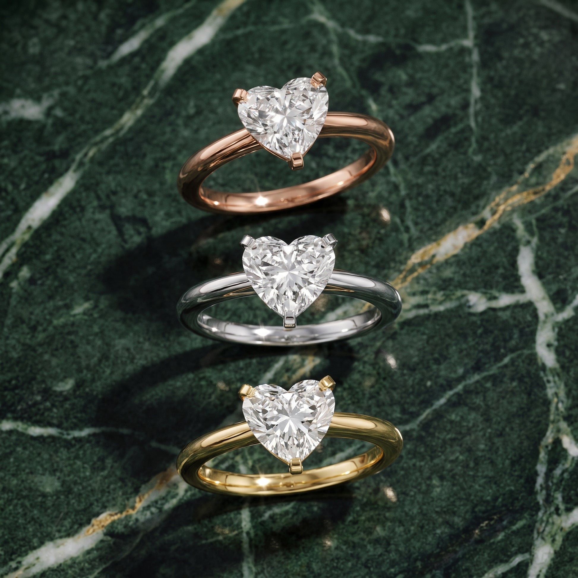 Amira Six-Prong Solitaire Heart Diamond Engagement Ring in White Gold - 3rings.jpg