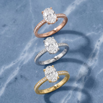 Naia Hidden Halo Oval Diamond Ring in Silver - 3rings.jpg