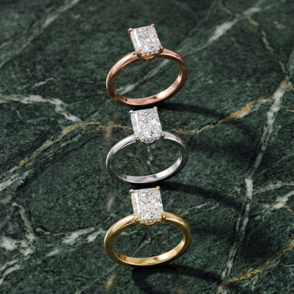 Lara Hidden Halo Radiant Diamond Engagement Ring in Yellow Gold - 3rings.jpg