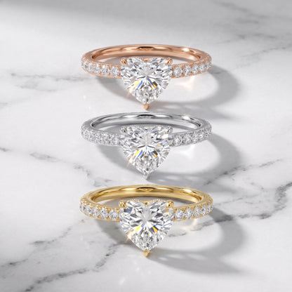 Thea Hidden Halo Pavé Heart Diamond Engagement Ring in Silver - 3rings.jpg