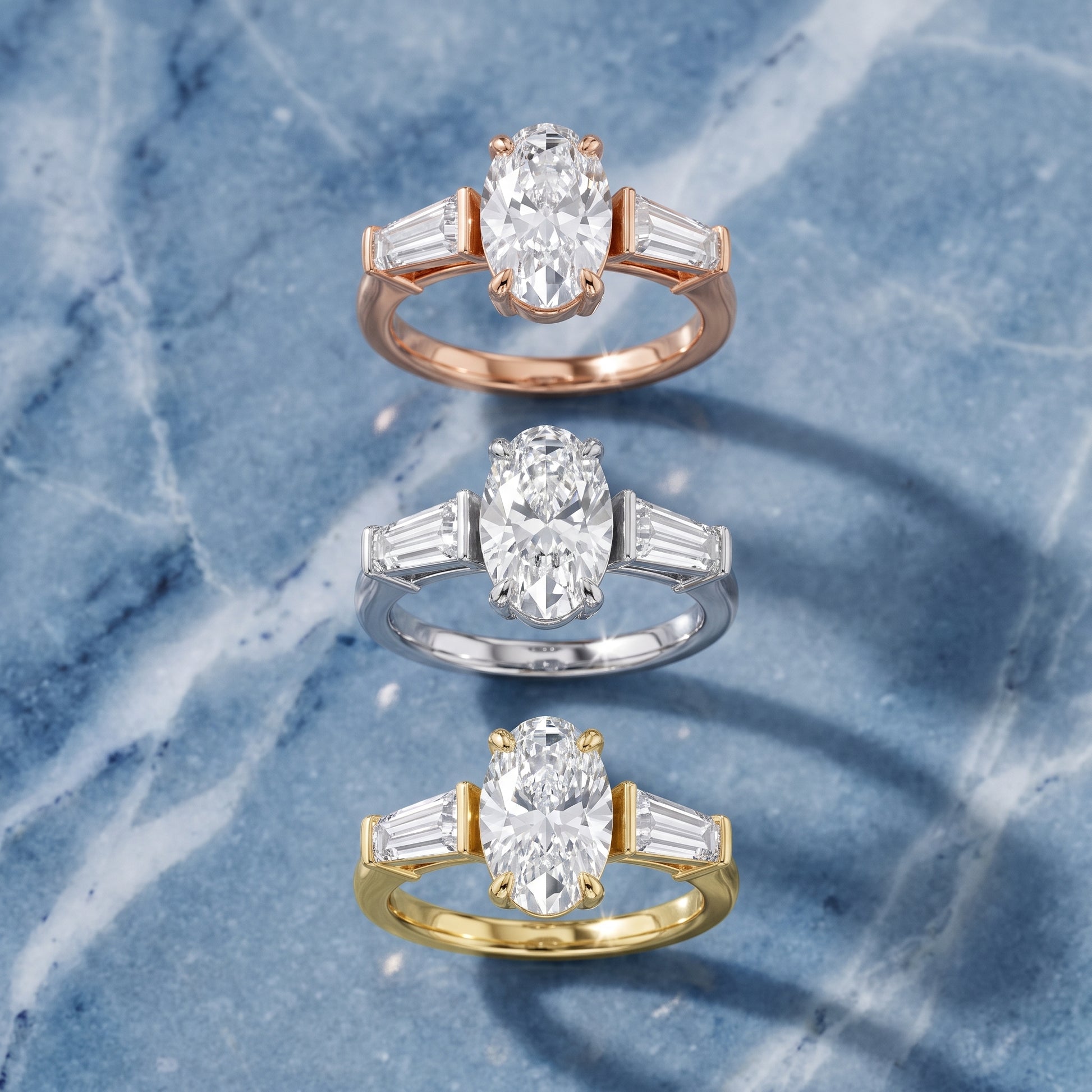 Layla Tapered Baguette Oval Diamond Ring in Silver - 3rings.jpg
