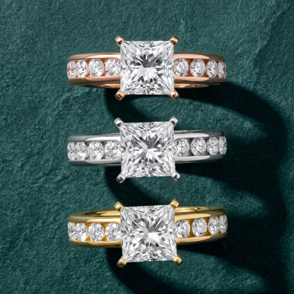 Juneau Cathedral Channel Set Princess Diamond Engagement Ring in White Gold - 3rings.jpg