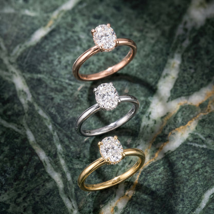 Amaya Hidden Halo Oval Diamond Ring in Yellow Gold - 3rings.jpg