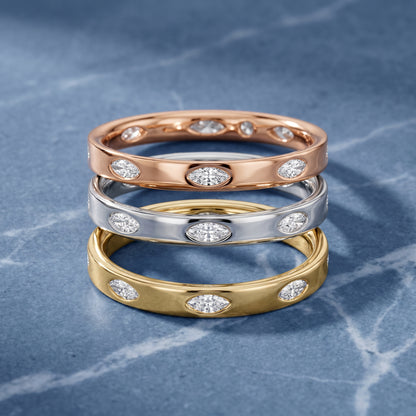 Samira Bezel Marquise & Round Diamond Eternity Band in White Gold - 3rings.jpg