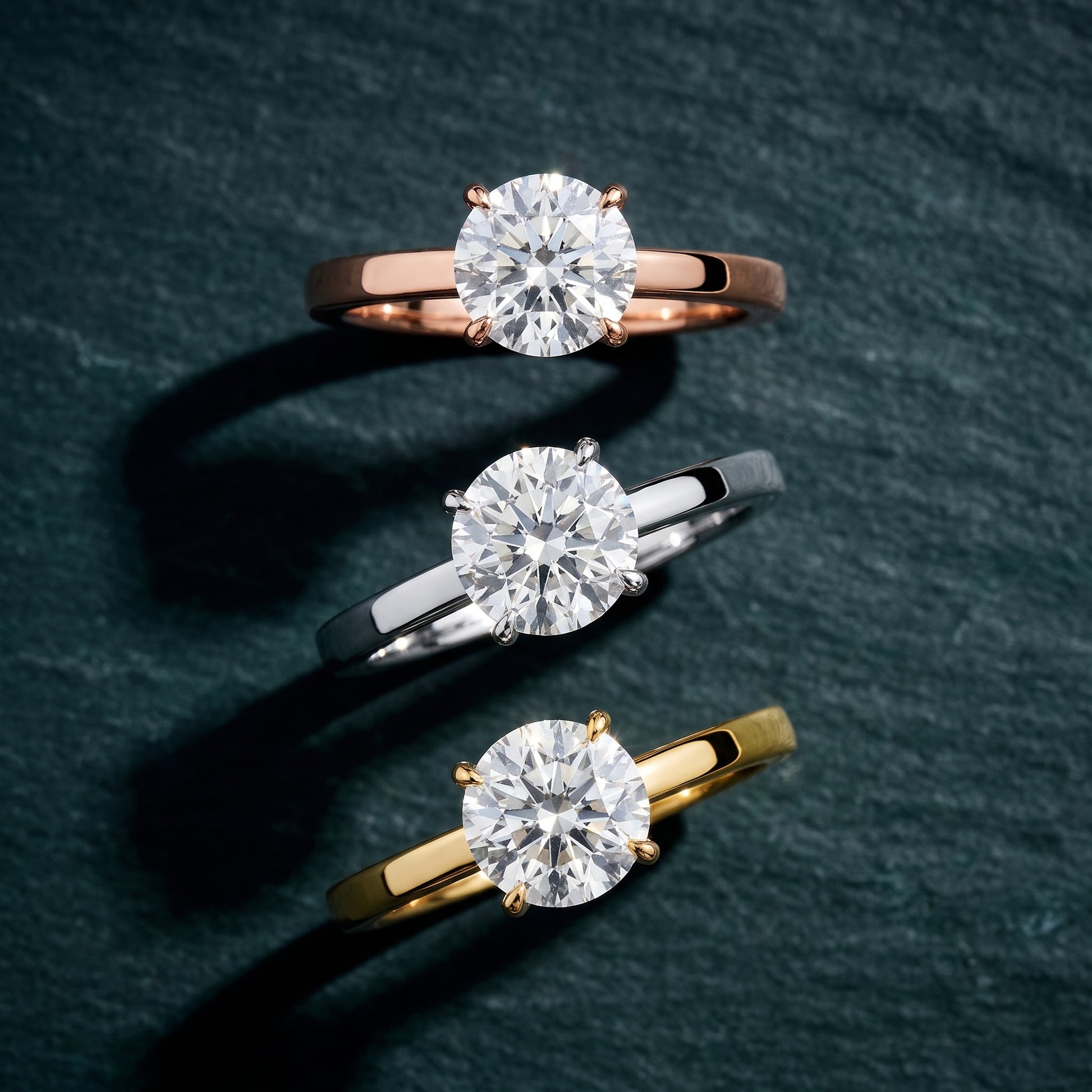 Kaia Solitaire Round Diamond Ring in White Gold - 3rings.jpg