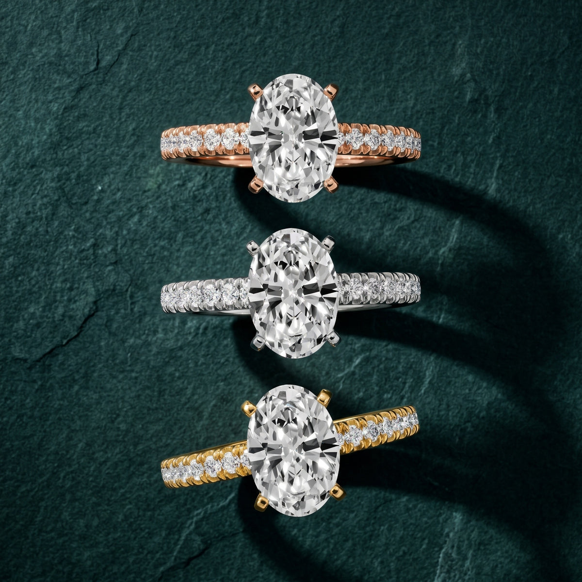 Iona French Pavé Oval Diamond Engagement Ring in Silver - 3rings.jpg
