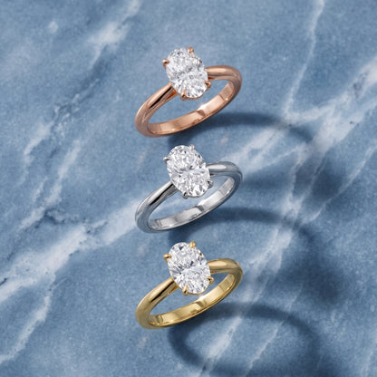 Kalia Knife Edge Solitaire Oval Diamond Engagement Ring in Platinum - 3rings.jpg