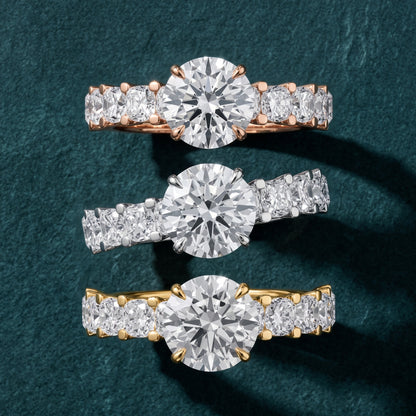 Katarina Statement Pavé Round Diamond Engagement Ring in Platinum - 3rings.jpg