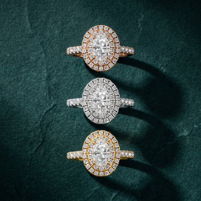 Ashby Double Halo Pavé Oval Diamond Engagement Ring in Yellow Gold - 3rings.jpg