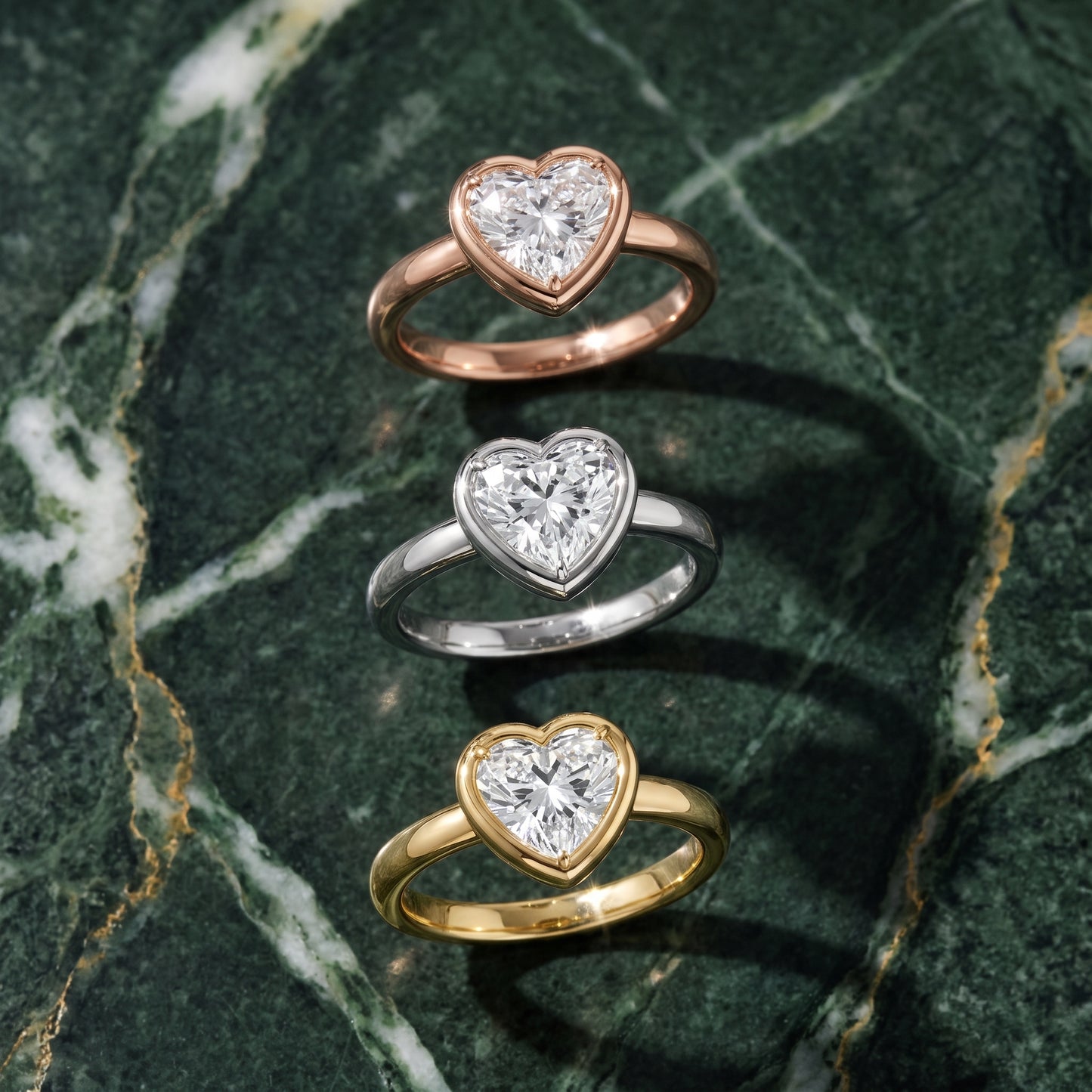 Alina Bezel Solitaire Heart Diamond Ring in Silver - 3rings.jpg