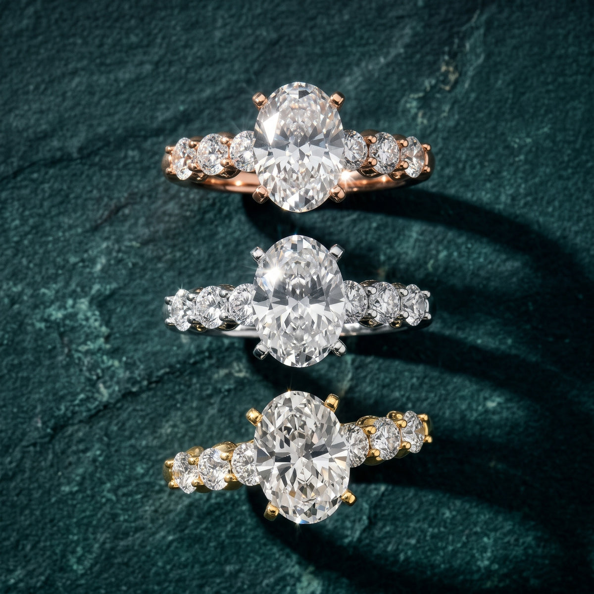 Lenora Scalloped Statement Oval Diamond Engagement Ring in Platinum - 3rings.jpg