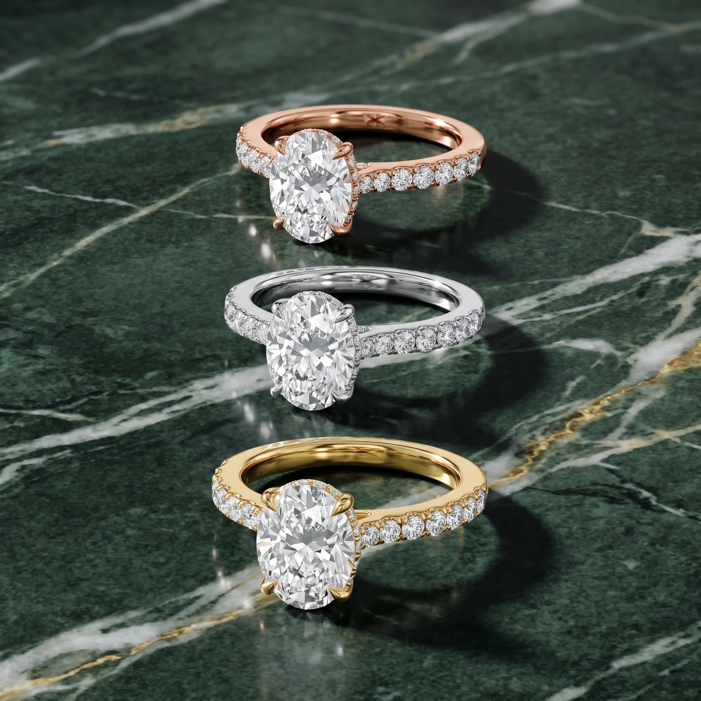Gia Hidden Halo Pavé Oval Diamond Ring in Platinum - 3rings.jpg