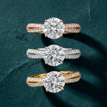 Ottilie Split Shank Pavé Round Diamond Engagement Ring in Silver - 3rings.jpg