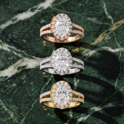Kira Halo Split Shank Oval Diamond Engagement Ring in Yellow Gold - 3rings.jpg