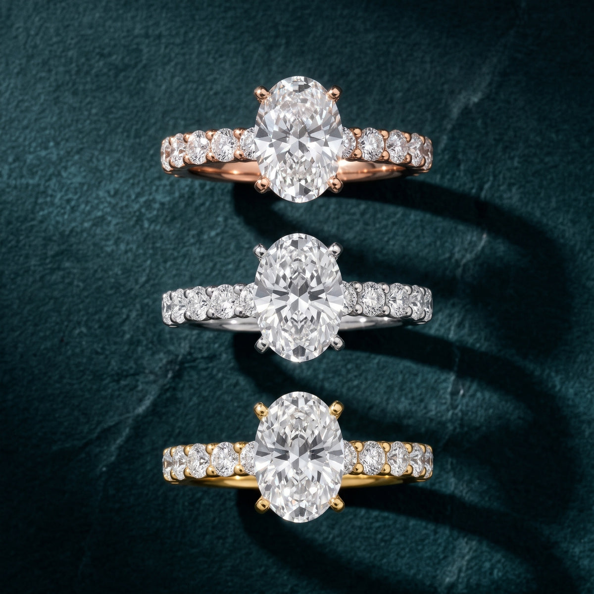 Heloise Statement Pavé Oval Diamond Engagement Ring in White Gold - 3rings.jpg