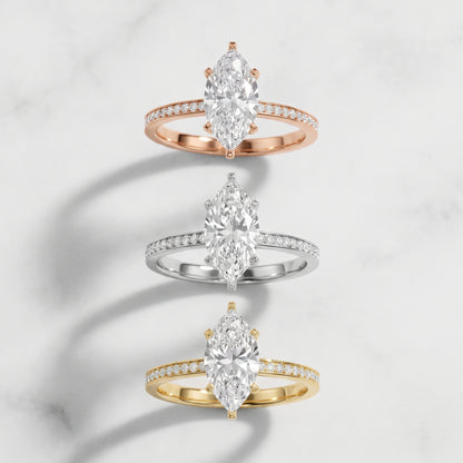 Naia Hidden Halo Marquise Diamond Ring in White Gold - 3rings.jpg