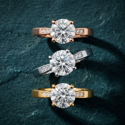 Minnie Flush-Set Round Diamond Engagement Ring in Silver - 3rings.jpg