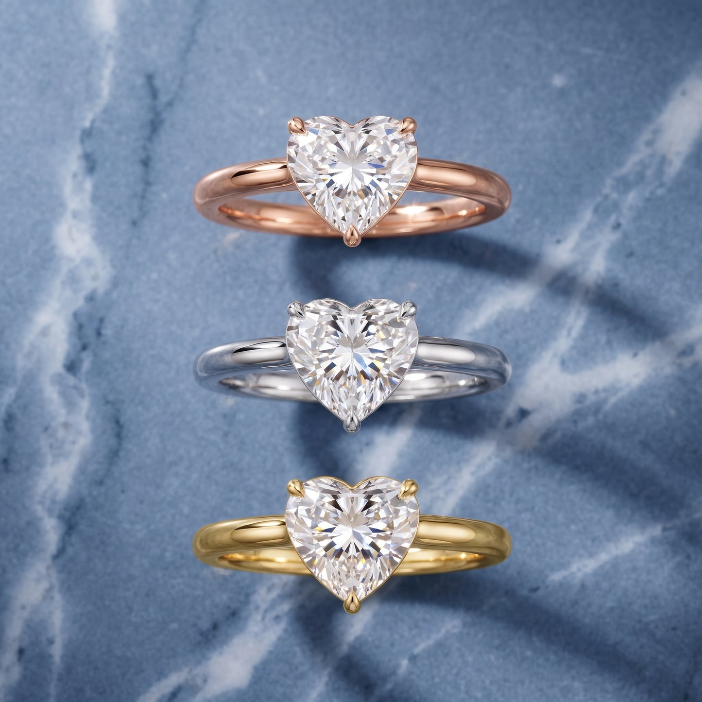 Sadie Cathedral Solitaire Heart Diamond Ring in Platinum - 3rings.jpg