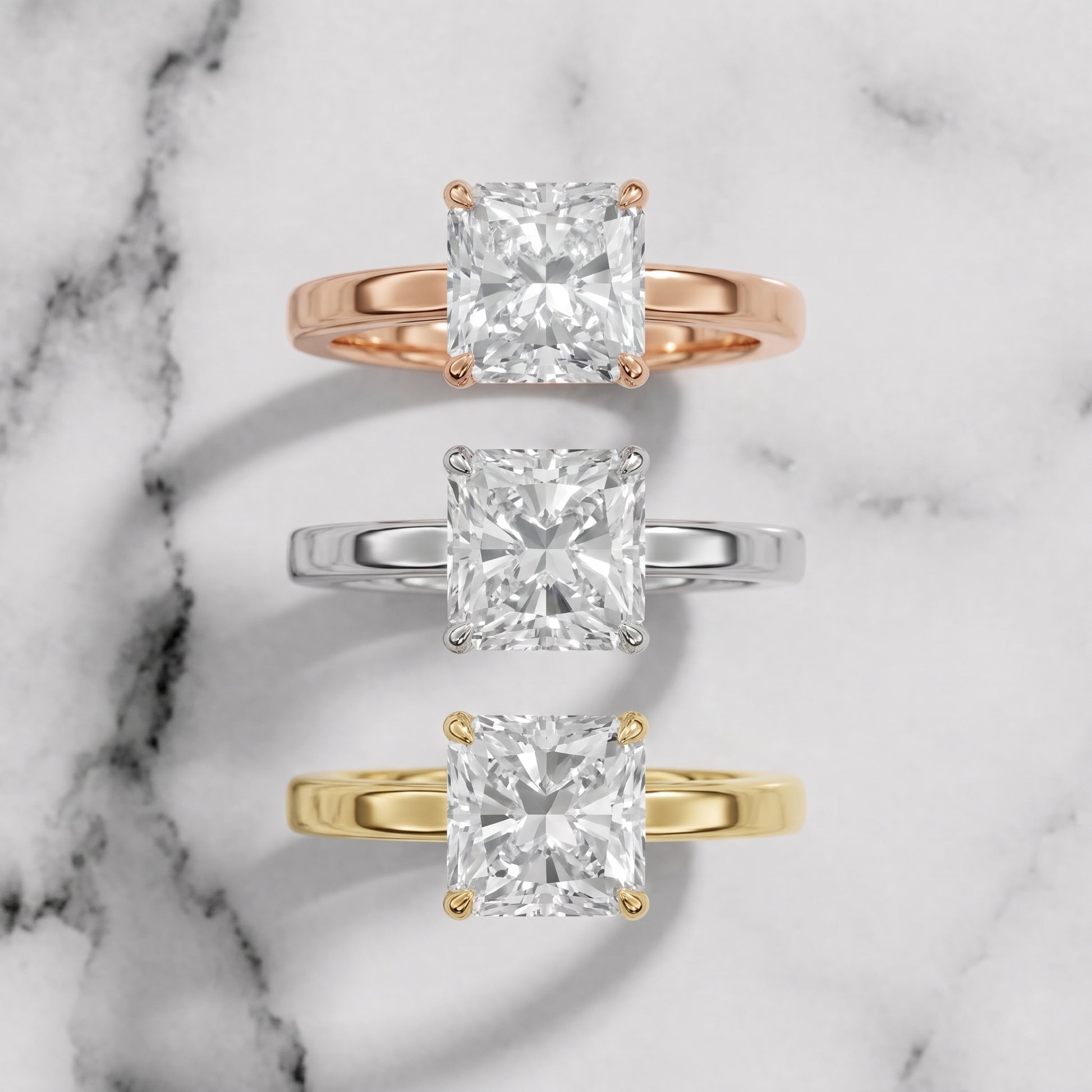 Kaia Solitaire Radiant Diamond Ring in Platinum - 3rings.jpg