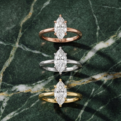 Nella Petite Solitaire Marquise Diamond Engagement Ring in White Gold - 3rings.jpg